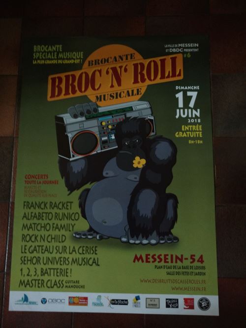 Broc 'n' Roll - Brocante Musicale 2018 - AFFICHE