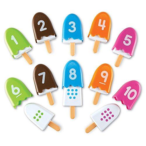 Learning Resources Smart Snacks Number Pops, Set of 10