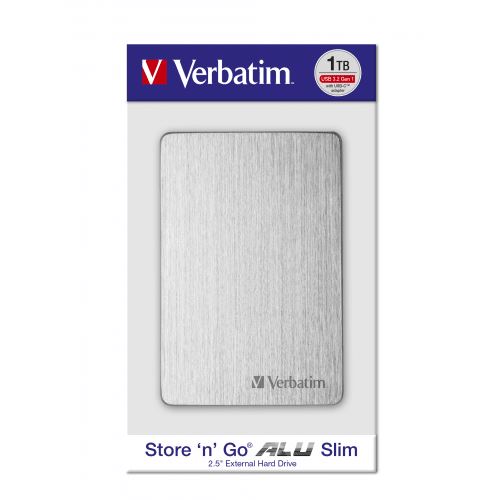 Verbatim Stor n Go 1 TB Disque dur externe 2,5 USB 3.1 (Gen 1) argent 53663