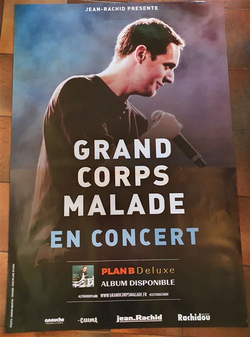 Grand Corps Malade - Plan B Deluxe - 70x100cm - Affiche