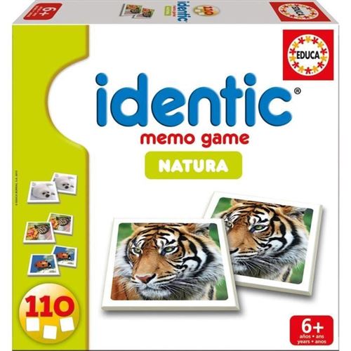 Educa 14783 Jouet Premier Age Identic Nature 110 Cartes - vue 9