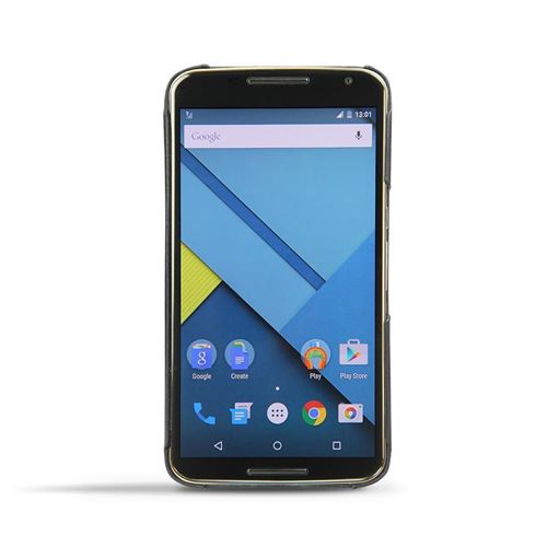 Noreve - Coque cuir Motorola Nexus 6 - Perpétuelle - Noir ( Nappa - Black )