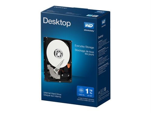 Western Digital Disque Dur Wd Desktop, 1 To