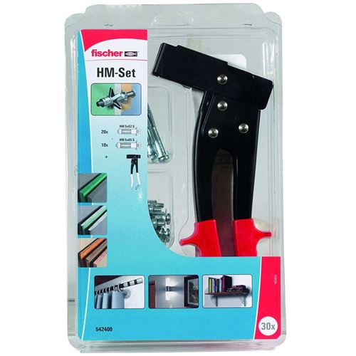 Fischer Kit de fixation des cavités d'assemblage HM Set Acier