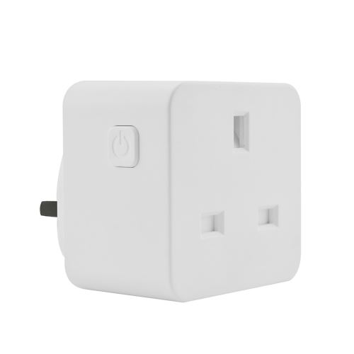 Smart WIFI Prise D'Alimentation Uk Plug Commutateur pour Amazon Alexa / Accueil Google App Contrôle Blanc Pl290