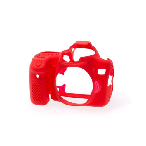 Easycover Ecc70dr Coque En Silicone Pour Canon 70d Rouge