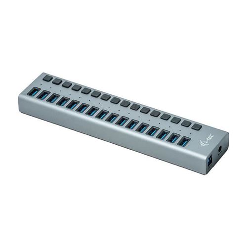 i-tec hub 16 port - 90 w - usb 3.0