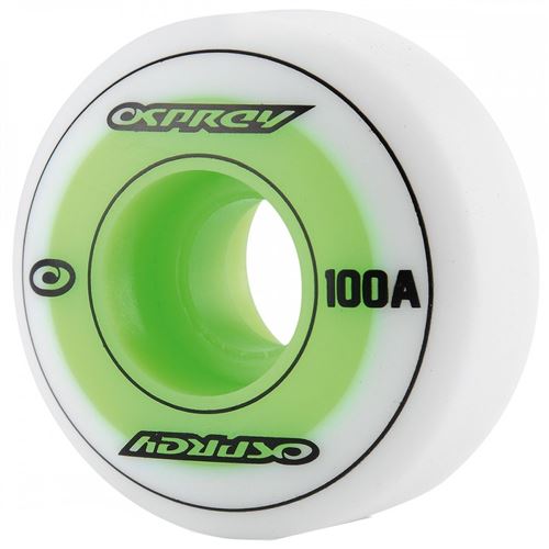 Osprey roues de planche à roulettes 54 x 30mm 100A 4 blanc / vert pièces