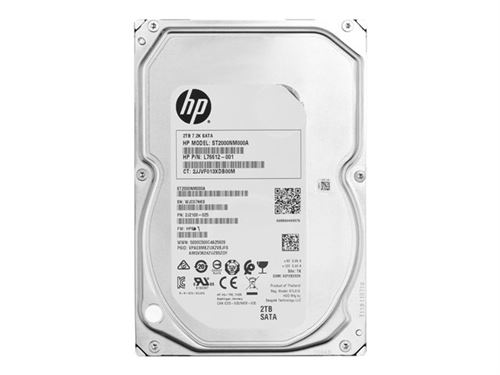 HP Enterprise - Disque dur - 2 To - interne - 3.5 - SATA - 7200 tours/min - pour Workstation Z2 G5 Z2 G8 Z2 G9 (SFF tour) Z4 G5