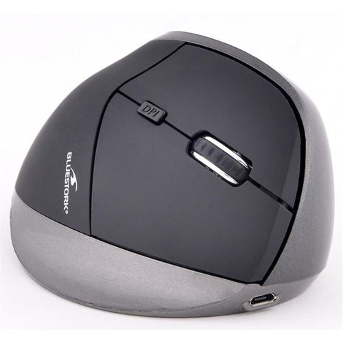 BLUESTORK ERGONOMIC - muis - zwart