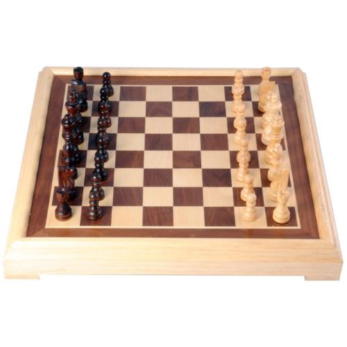 Jeu d'échecs de luxe en bois