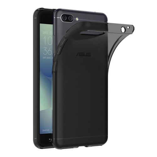 Housse pour Asus Zenfone 4 Max ZC554KL – Pro – Plus Etui Housse pour Coque de protection Ultra Fine Silicone TPU Gel [Jelly - Noir] - ADVANSIA