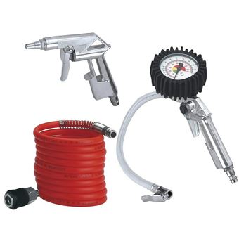 Kit d'accessoires pour compresseur avec manomètre tuyau rallonge -  Accessoires pneumatiques - Achat & prix