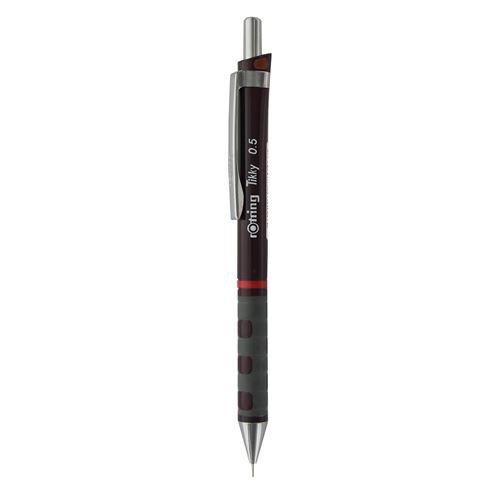 Rotring Tikky Portemine À Code Couleur, Corps Bordeaux, 0,50 Mm