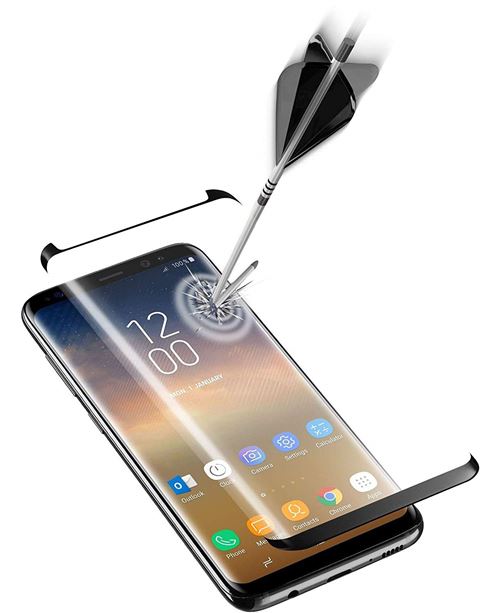 Cellularline Tempgcugals9plk Second Verre Incurvé Capsule Pour Samsung Galaxy S9 Plus