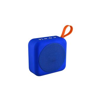 Enceinte Bluetooth TG506 3W - Sans Fil, étanche, Caisson De Basse - Bleu/Rouge