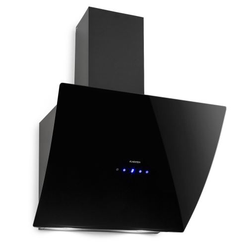Klarstein Noir, Noir Annabelle 60 - Hotte - Hotte Décorative - Largeur : 60 Cm - Profondeur : 44 Cm - Extraction Et Recirculation (Avec Kit De Recirculation Supplémentaire) - Noir