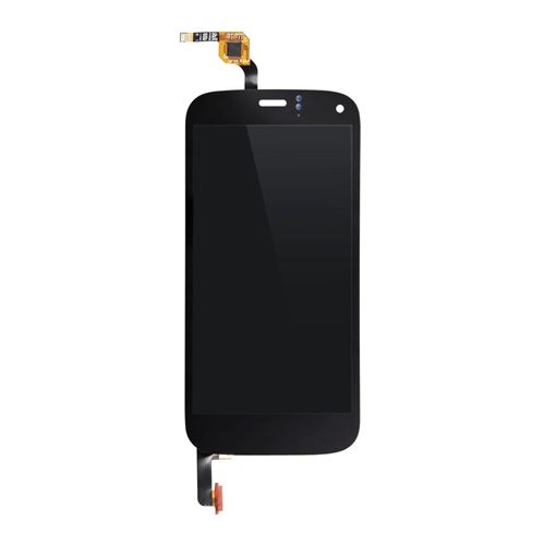 Vitre tactile noire + écran LCD assemblés pour Wiko Darkfull