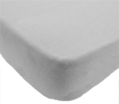 Drap housse gris 40 x 80 cm - babycalin