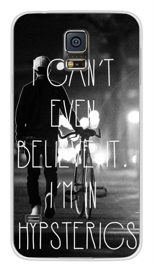 Coque en silicone imprimée compatible Samsung Galaxy S5 Hipsterics