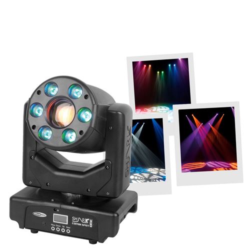 Showtec Shark Combi Spot One projecteur RGBW + lyre wash