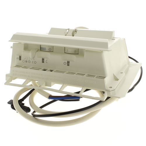 Boitier thermostat 2 molettes + curseur pour Radiateur Thermor, Radiateur Sauter, Radiateur Atlantic