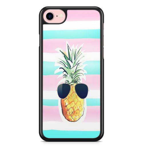 Coque Fifrelin pour iPhone 5 5S et SE Sunglasses Pineapple Ananas