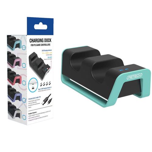 Chargeur double pour manette de jeu DEF JB0016E PS5 avec indicateur LED
