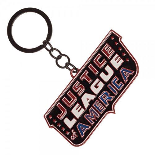 Official Licensed DC Comics Justice League of America Logo Metal Keyring
