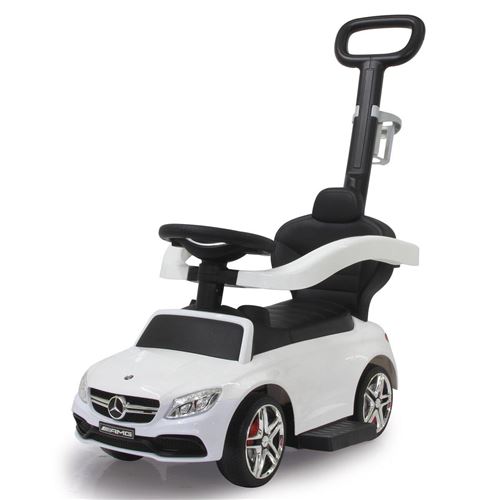 Push-Car Mercedes-Benz AMG C63 blanc 3en1