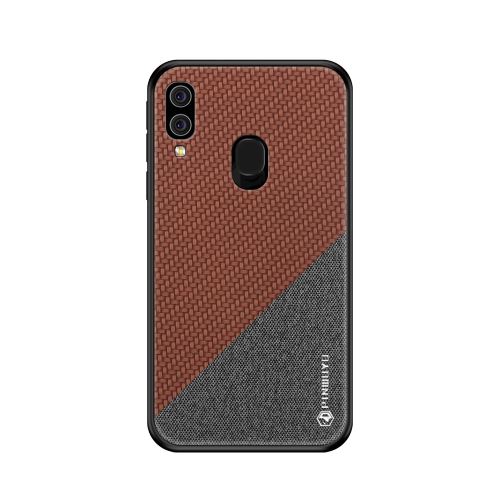 Etui en PU Honor Series marron pour votre Samsung Galaxy A40