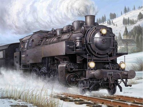Dampflokomotive Br86 - 1:35e - Trumpeter