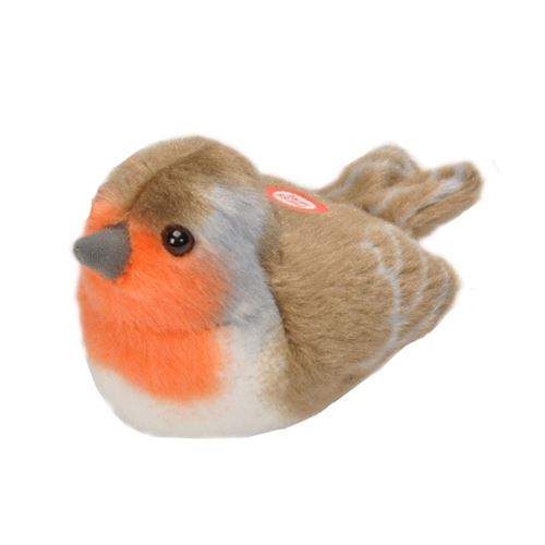 Peluche sonore Rouge-gorge