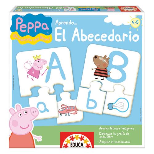 EDUCA BORRAS - Educa Peppa Pig- J'apprends l'alphabet, jeu éducatif borrAs 15652