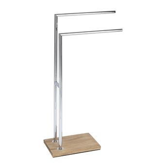 Wenko - Porte serviettes scandi Marla - L. 45 x H. 82 cm - Marron - Marla - 1