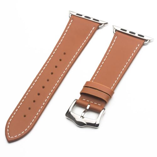 Bracelet avec couche supérieure boucle classique pour votre Apple Watch Series 2 42mm,Watch Series 3 42mm,Watch Series 1 42mm