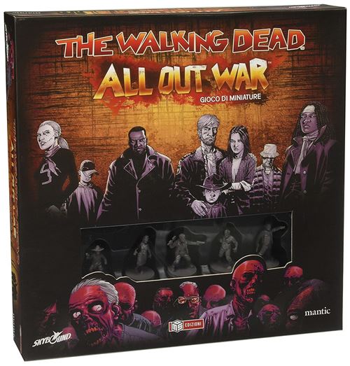The Walking Dead - All Out War - Jeux de miniatures de tablette Zombie - Édition anglaise