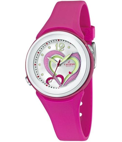 Calypso Montre Femme K5576/5 Rose, Blanc