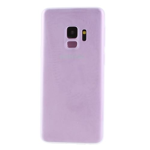 Coque en TPU bonbons couleur unie blanc pour votre Samsung Galaxy S9 SM-G960