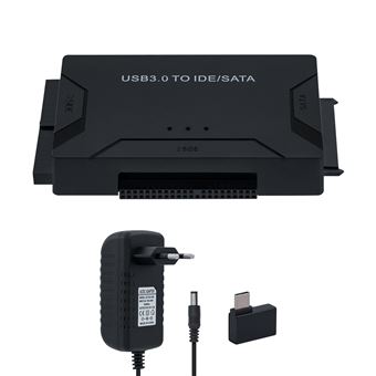 Convertisseur adaptateur SATA/IDE vers USB 3.0 pour disque dur externe IDE  et SATA de 2.5/3.5 po