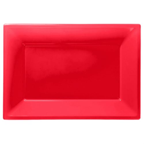 Amscan bols de service rouge 33 x 23 cm 3 pièces