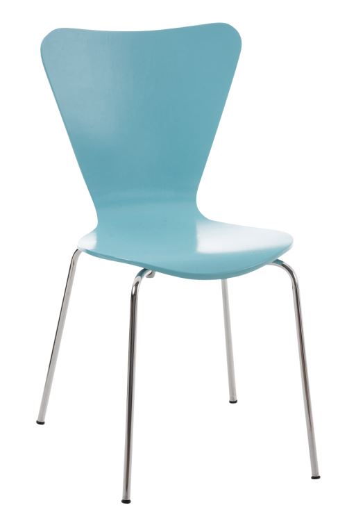 Chaise empilable Calisto , Bleu clair