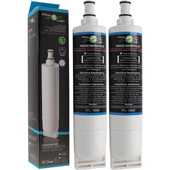 2 X Filterlogic Ffl 190w Filtre A Eau Compatible Aux Modeles