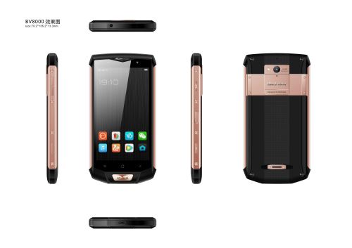 Blackview BV8000 Pro Smartphone IP68 Etanche à la poussière 6GB et 64GB Android 7.0 Doré