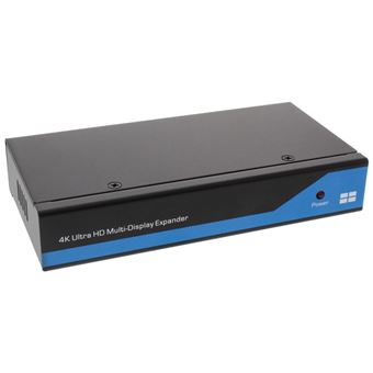 InLine DisplayPort to HDMI 2x2 Video Wall Splitter 1 IN 4 OUT 4K UltraHD - Répartiteur vidéo/audio - 4 x HDMI - de bureau - 1