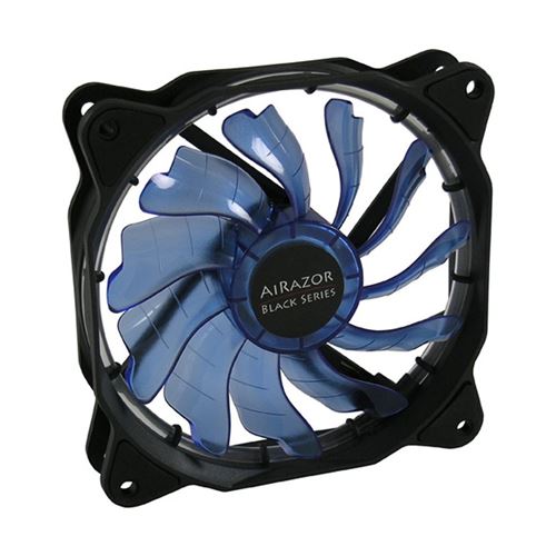 Ventilateur de boîtier LC-Power, LC-CF-120-TUBE-B, 120x120x25mm, montage hydraulique, bleu