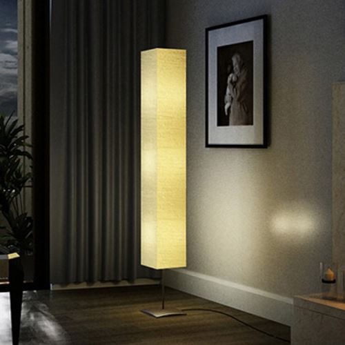 Lampe de salon sur pied alu 170 cm