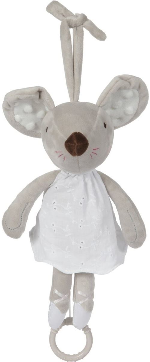 Tiamo boîte à musique souris ballet souris 30 cm gris