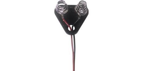 MPD DU1-M-306 Battery Holder Spring-Loaded 29x27x2mm Robust Design