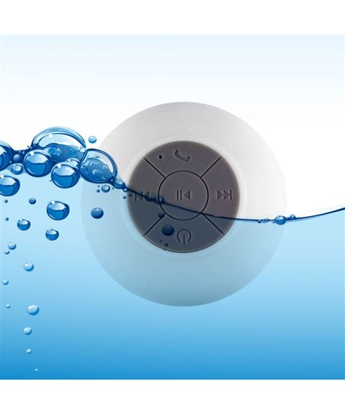 Haut-parleur de douche étanche bluetooth ventouse - enceinte accessoire  smartphone original - InnovMania